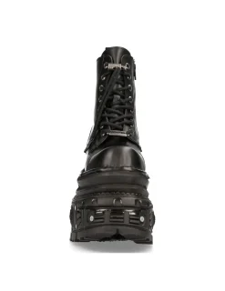 New Rock ANKLE BOOT IMPERFECT WITH LACES M-MILI083CCT-C4