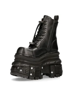 New Rock ANKLE BOOT IMPERFECT WITH LACES M-MILI083CCT-C4