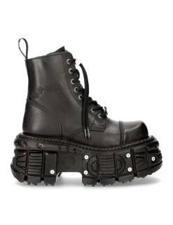New Rock ANKLE BOOT IMPERFECT WITH LACES M-MILI083CCT-C8 Online