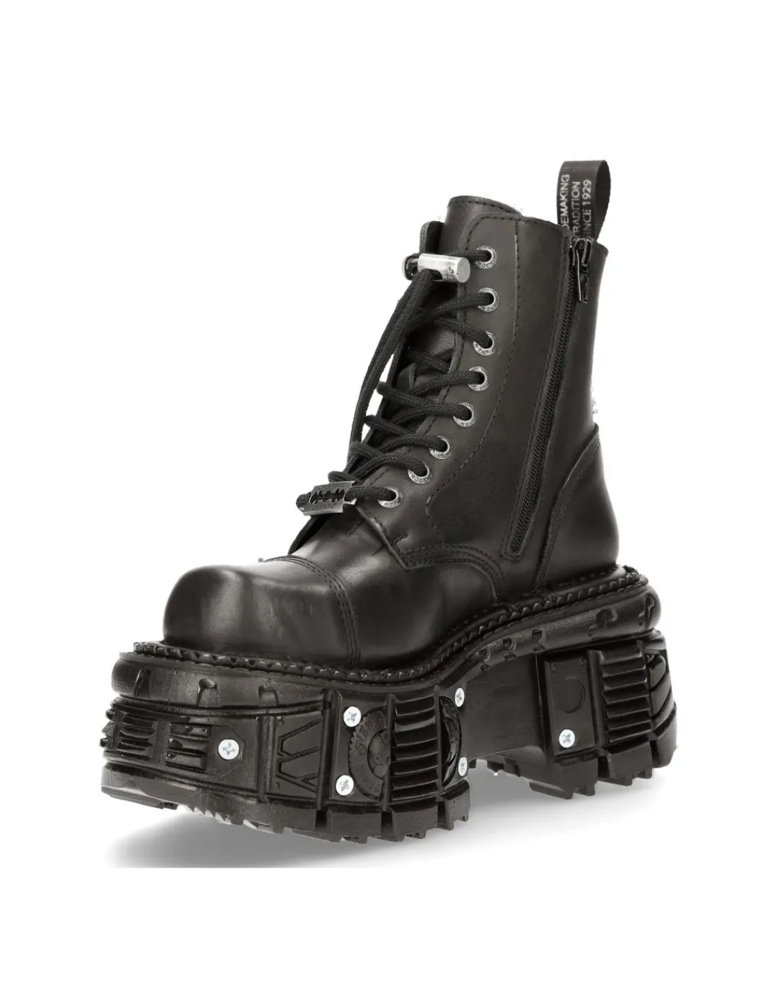 New Rock ANKLE BOOT IMPERFECT WITH LACES M-MILI083CCT-C8 Online