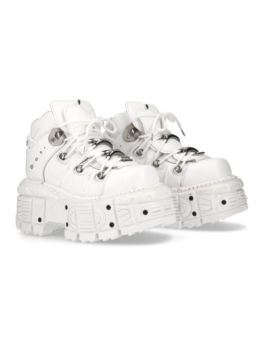 New Rock ANKLE BOOT IMPERFECT WITH LACES M-TANK106-C1 New