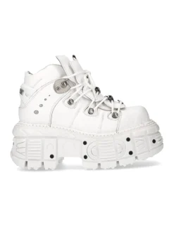 New Rock ANKLE BOOT IMPERFECT WITH LACES M-TANK106-C1 New