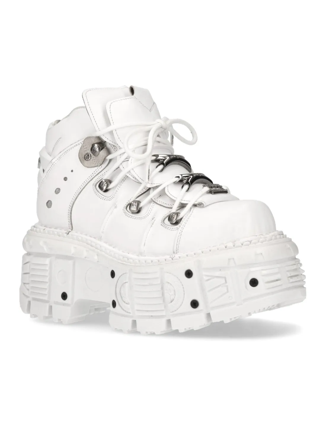 New Rock ANKLE BOOT IMPERFECT WITH LACES M-TANK106-C1 New