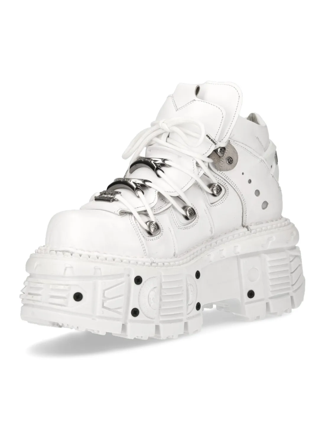 New Rock ANKLE BOOT IMPERFECT WITH LACES M-TANK106-C1 New