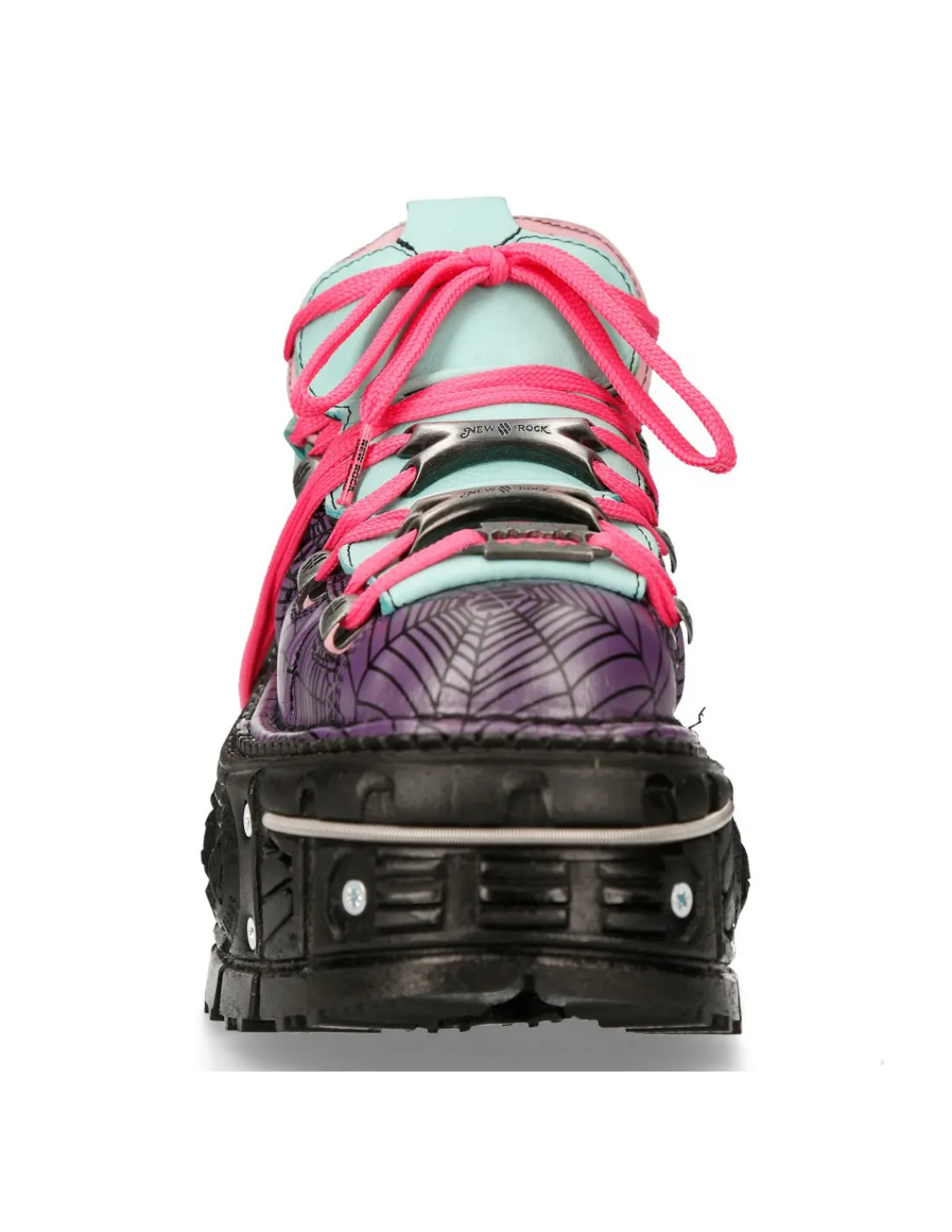 New Rock ANKLE BOOT IMPERFECT WITH LACES M-120-C6 New