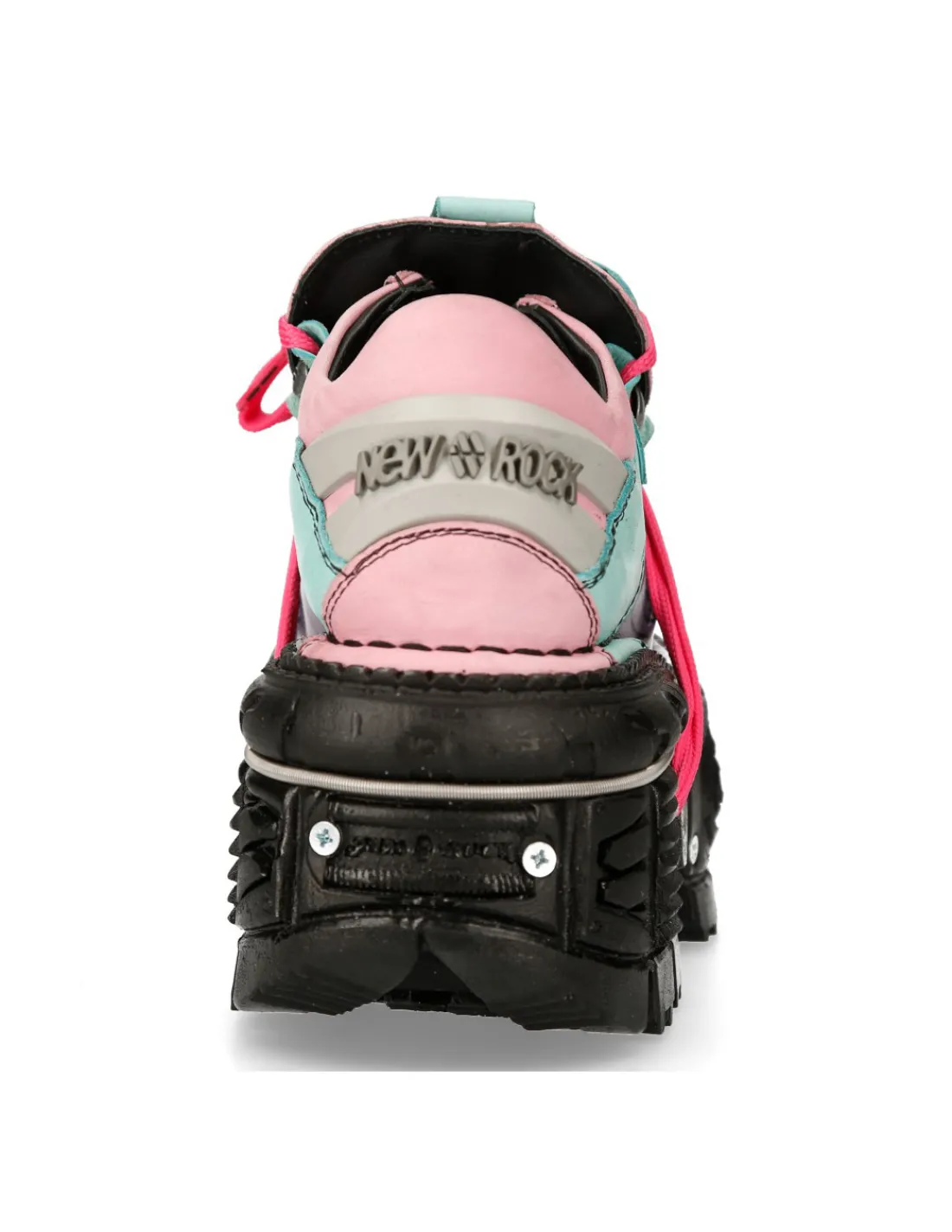 New Rock ANKLE BOOT IMPERFECT WITH LACES M-120-C6 New