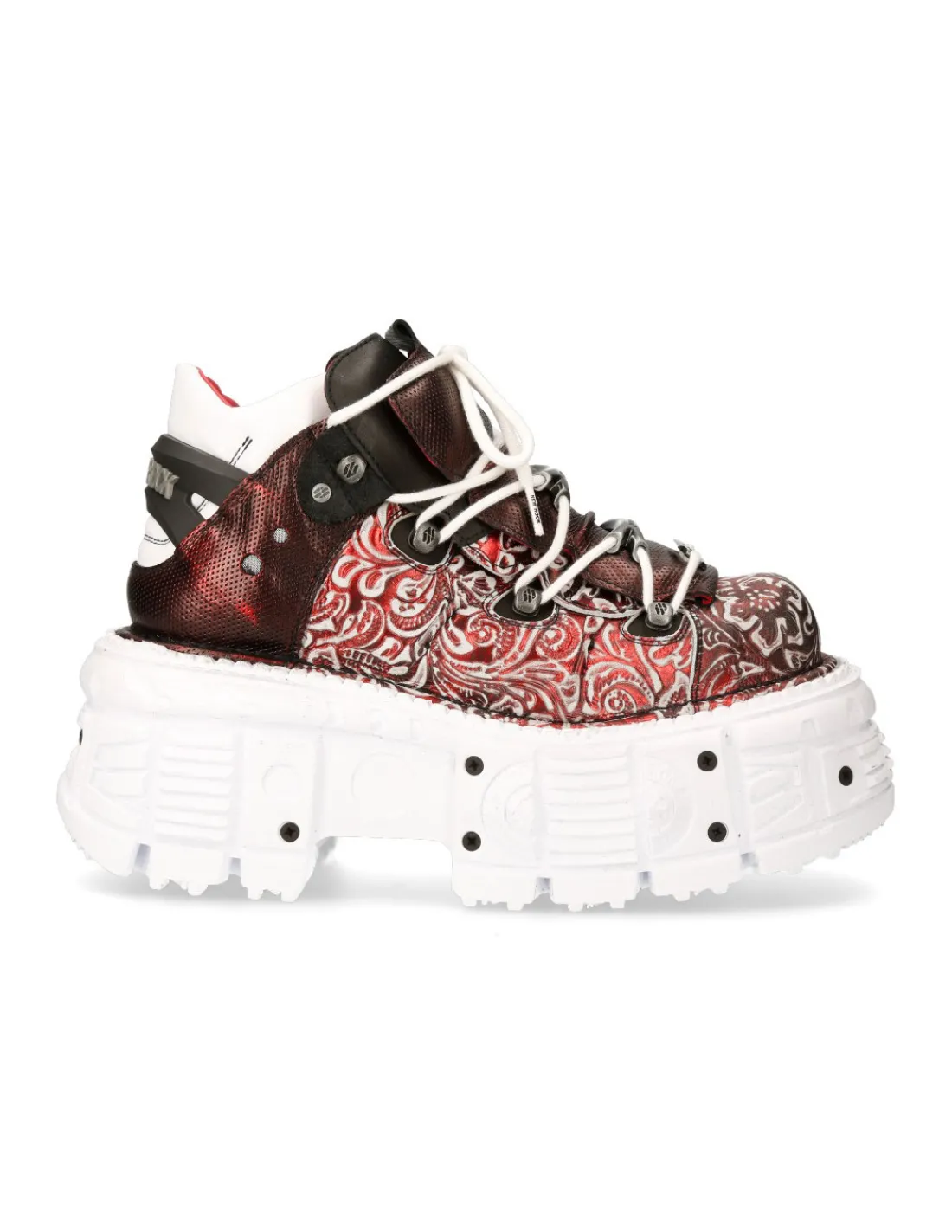 New Rock ANKLE BOOT IMPERFECT WITH LACES M-TANK106B-C3 Best