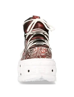 New Rock ANKLE BOOT IMPERFECT WITH LACES M-TANK106B-C3 Best