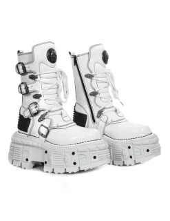 New Rock ANKLE BOOT IMPERFECT WITH LACES M-TANK002-C8 Online