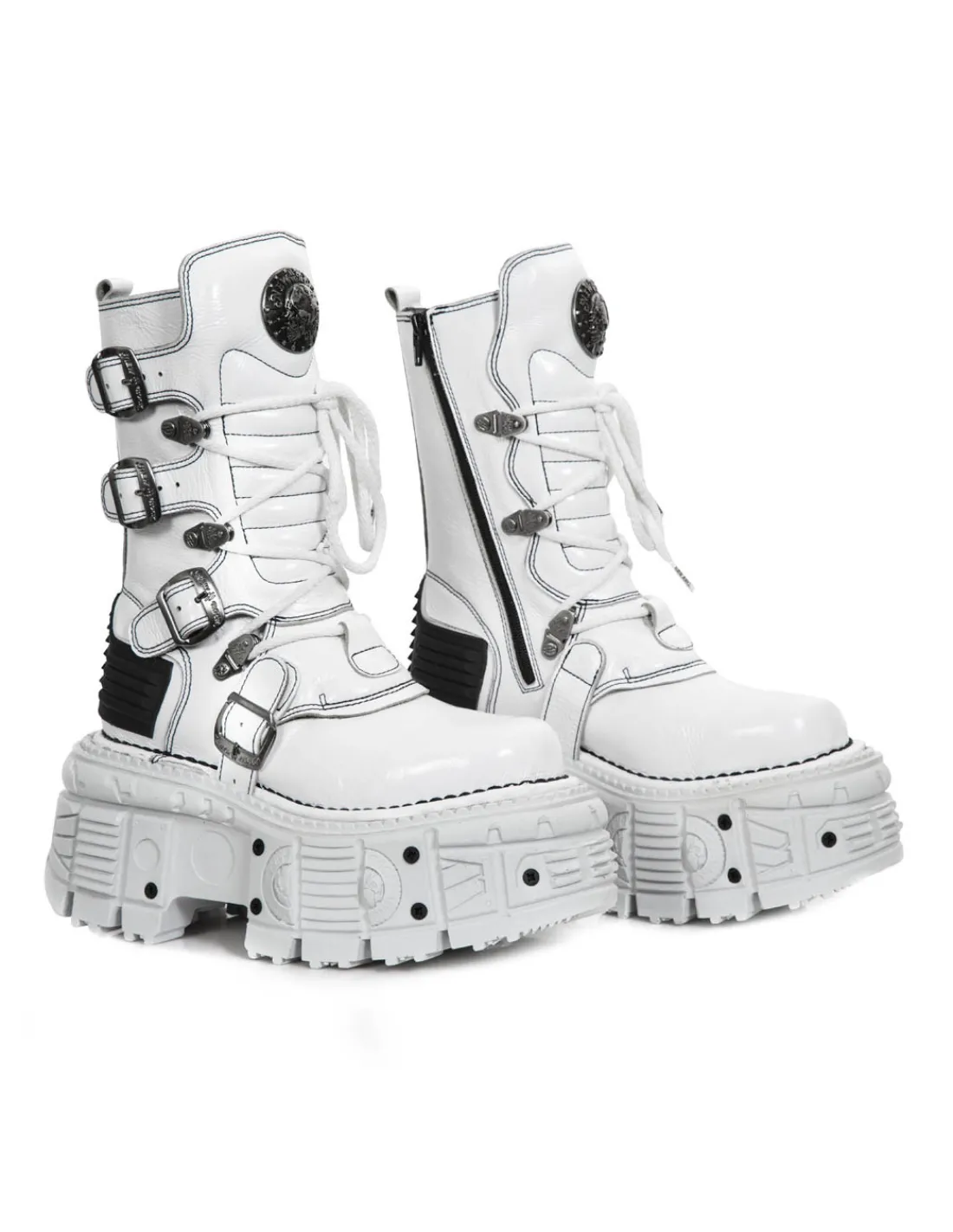 New Rock ANKLE BOOT IMPERFECT WITH LACES M-TANK002-C8 Online