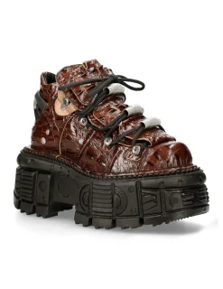 New Rock ANKLE BOOT IMPERFECT WITH LACES M-106M-C13 Best