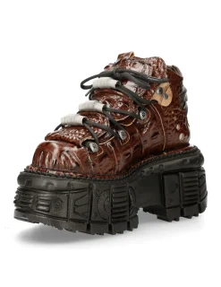 New Rock ANKLE BOOT IMPERFECT WITH LACES M-106M-C13 Best
