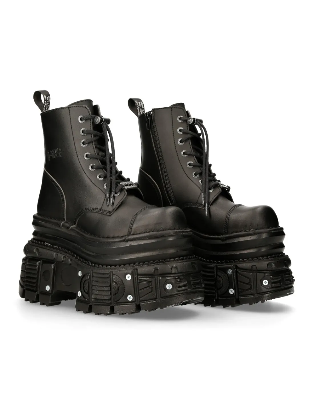 New Rock ANKLE BOOT IMPERFECT WITH LACES M-MILI083CCT-V4 Best
