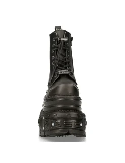 New Rock ANKLE BOOT IMPERFECT WITH LACES M-MILI083CCT-V4 Best