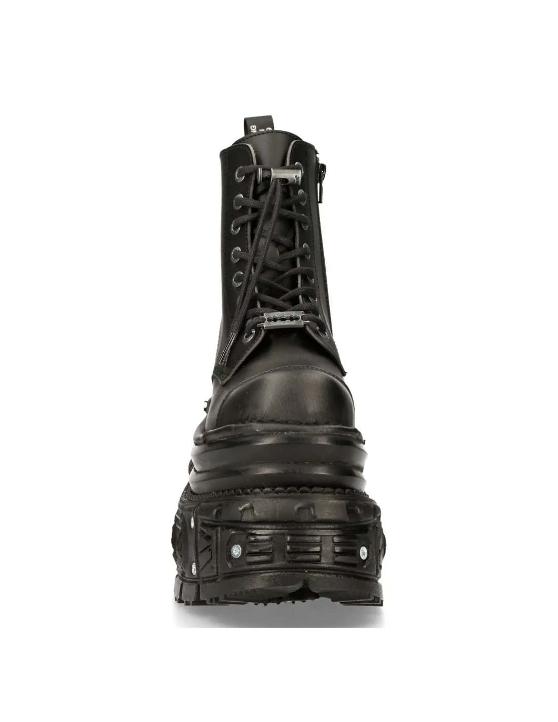 New Rock ANKLE BOOT IMPERFECT WITH LACES M-MILI083CCT-V4 Best