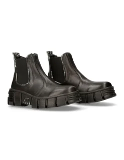New Rock ANKLE BOOT TOWER WITH LACES M-WALL021-C1 Clearance