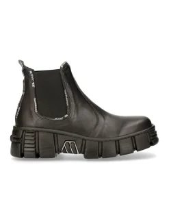 New Rock ANKLE BOOT TOWER WITH LACES M-WALL021-C1 Clearance