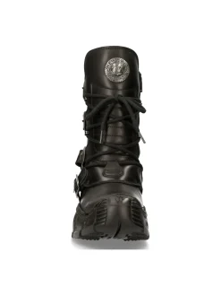 New Rock ANKLE BOOT BLACK IMPACT M-IMPACT013-S1 New