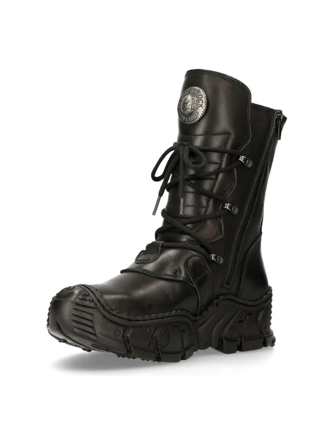 New Rock ANKLE BOOT BLACK IMPACT M-IMPACT013-S1 New
