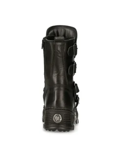 New Rock ANKLE BOOT BLACK IMPACT M-IMPACT013-S1 New