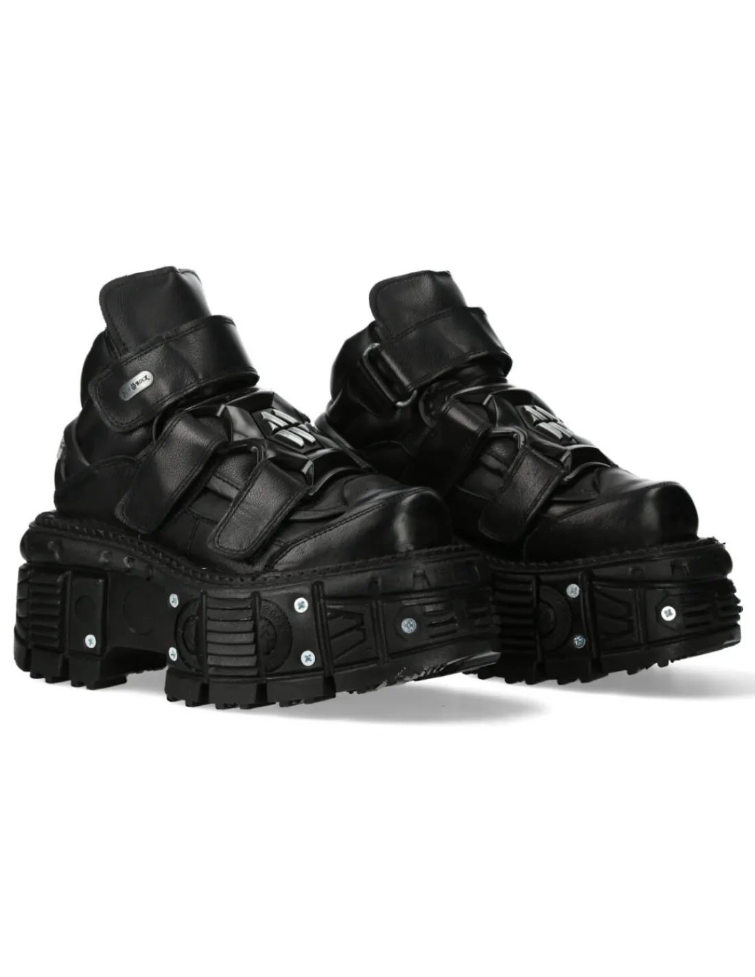 New Rock ANKLE BOOT BLACK IMPERFECT M-285-C52 Best