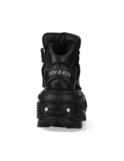New Rock ANKLE BOOT BLACK IMPERFECT M-285-C52 Best
