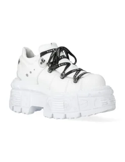 New Rock ANKLE BOOT BLACK IMPERFECT WITH LACES M-TANK120NSHLACE-C2 Outlet
