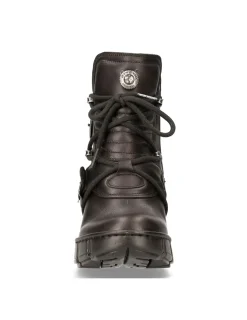 New Rock ANKLE BOOT BLACK M-TRCASCO004-S2 Hot