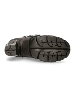 New Rock ANKLE BOOT BLACK M-TRCASCO004-S2 Hot
