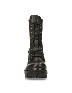 New Rock ANKLE BOOT BLACK NEOTYRE WITH LACES M-NEOTYRE07X-S1 Hot