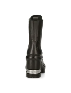 New Rock ANKLE BOOT BLACK NEOTYRE WITH LACES M-NEOTYRE07X-S1 Hot