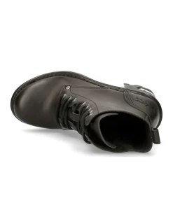 New Rock ANKLE BOOT BLACK NEOTYRE WITH LACES M-NEOTYRE07X-S1 Hot