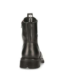 New Rock ANKLE BOOT BLACK PLANING WITH LACES M-NEWMILI084-S1 Clearance