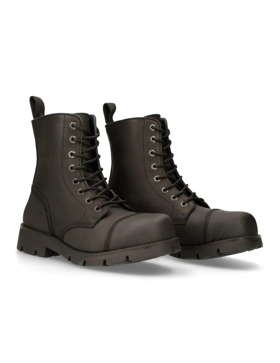 New Rock ANKLE BOOT BLACK RANGER WITH LACES M-RANGER008MT-S3 Clearance