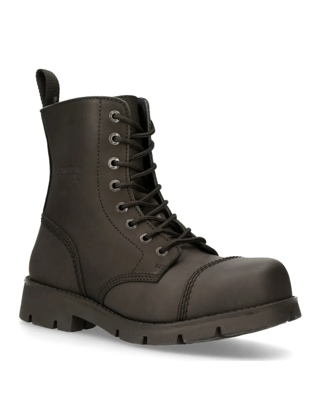 New Rock ANKLE BOOT BLACK RANGER WITH LACES M-RANGER008MT-S3 Clearance
