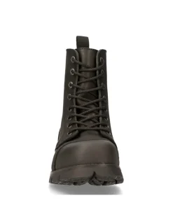 New Rock ANKLE BOOT BLACK RANGER WITH LACES M-RANGER008MT-S3 Clearance