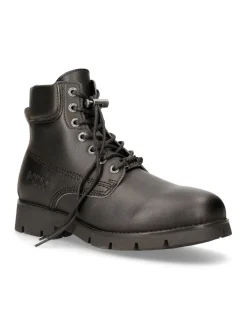 New Rock ANKLE BOOT BLACK RANGER WITH LACES M-RANGER046-V1 Outlet