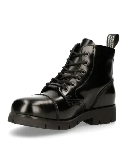 New Rock ANKLE BOOT BLACK RANGER WITH LACES M-RANGER006-S2