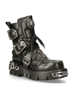 New Rock ANKLE BOOT BLACK REACTOR M-407-S1 Discount