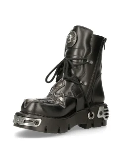 New Rock ANKLE BOOT BLACK REACTOR M-407-S1 Discount