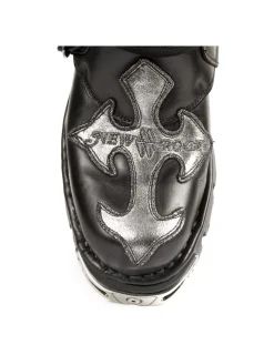 New Rock ANKLE BOOT BLACK REACTOR M-407-S1 Discount