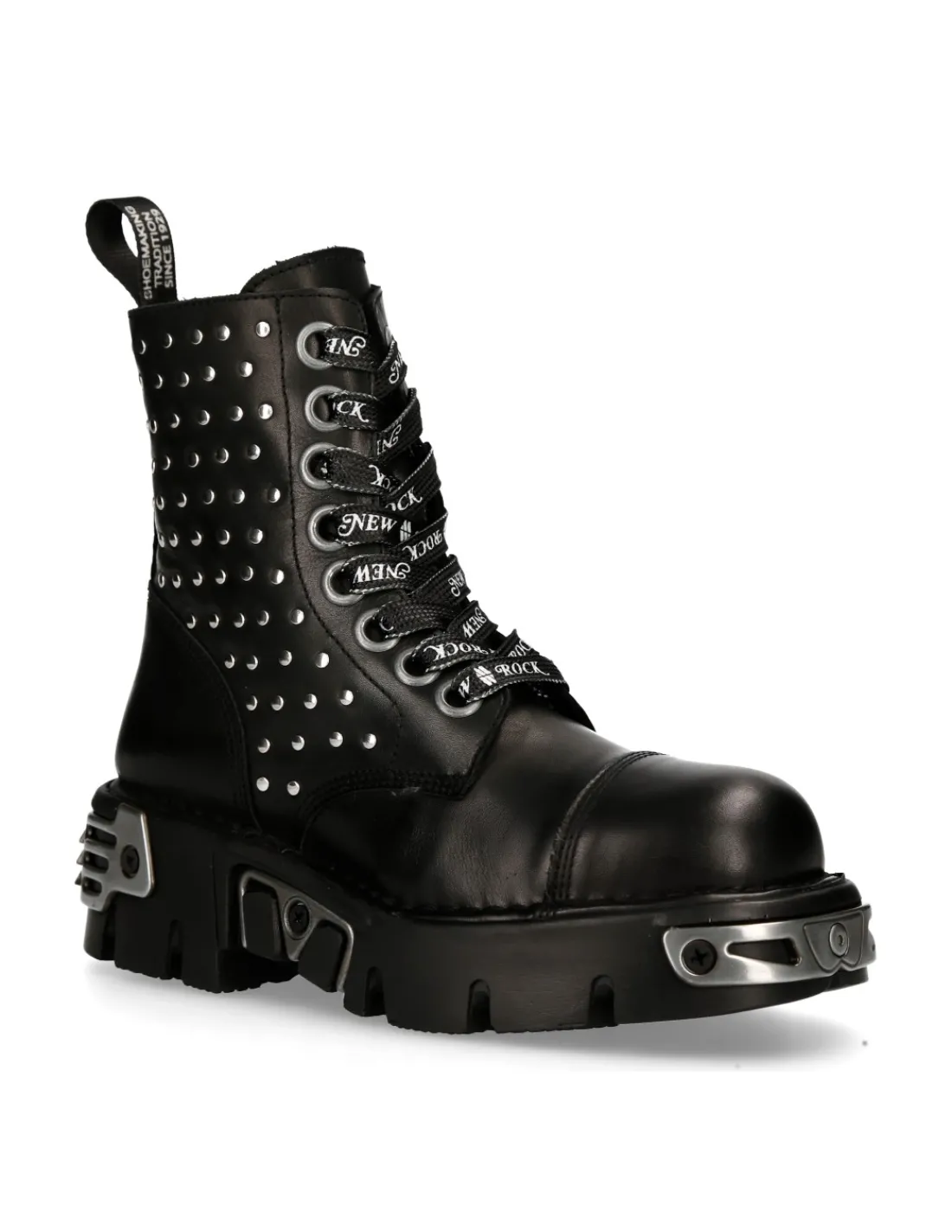 New Rock ANKLE BOOT BLACK REACTOR WITH LACES M-MILI247-C1 Online