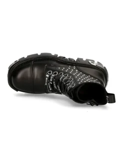 New Rock ANKLE BOOT BLACK REACTOR WITH LACES M-MILI247-C1 Online