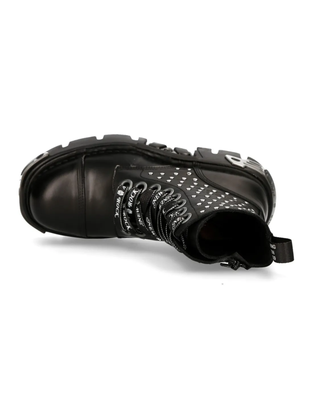 New Rock ANKLE BOOT BLACK REACTOR WITH LACES M-MILI247-C1 Online
