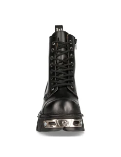 New Rock ANKLE BOOT BLACK REACTOR WITH LACES M-NEWMILI083-S35 Online