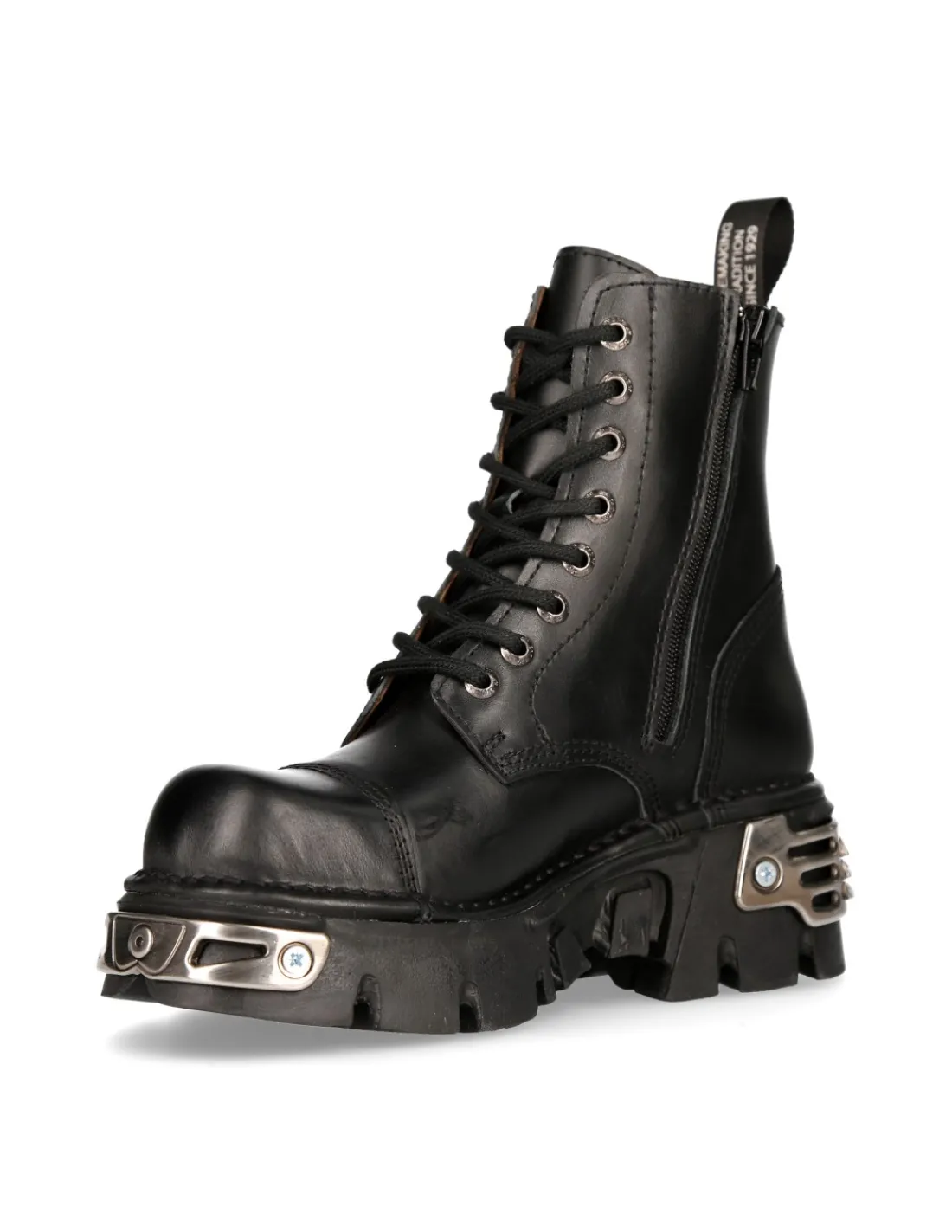 New Rock ANKLE BOOT BLACK REACTOR WITH LACES M-NEWMILI083-S35 Online