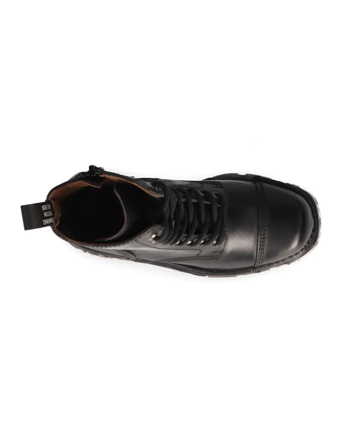New Rock ANKLE BOOT BLACK REACTOR WITH LACES M-NEWMILI083-S35 Online