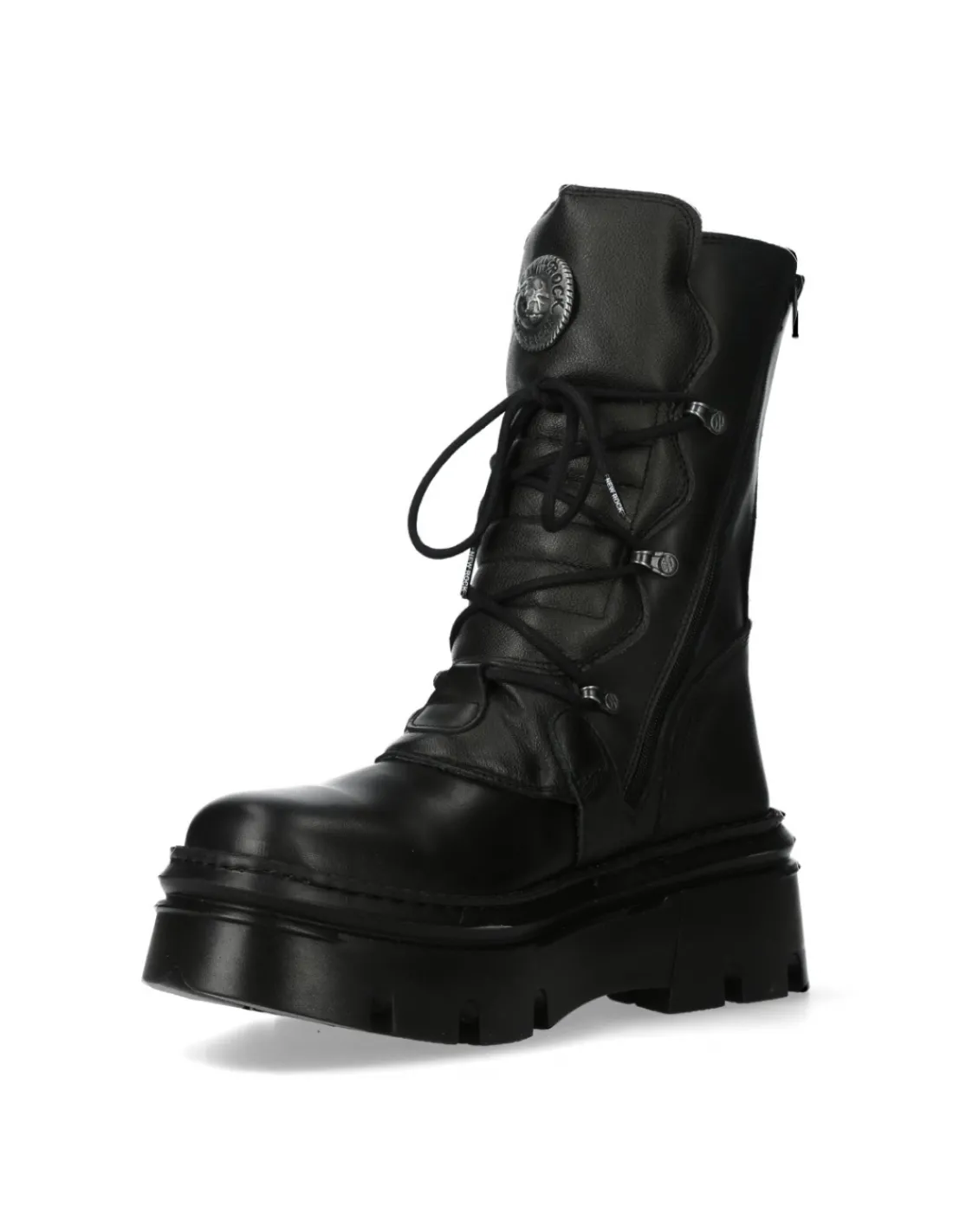 New Rock ANKLE BOOT BLACK REACTOR M-WALL373-S13 Best