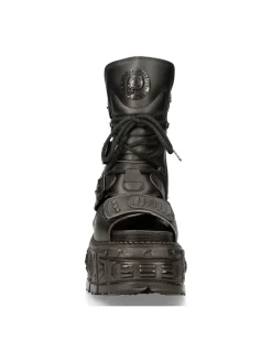 New Rock ANKLE BOOT BLACK TANK M-BIOS107-V3 Outlet