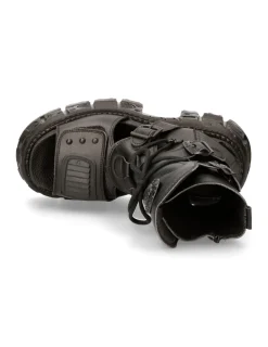 New Rock ANKLE BOOT BLACK TANK M-BIOS107-V3 Outlet